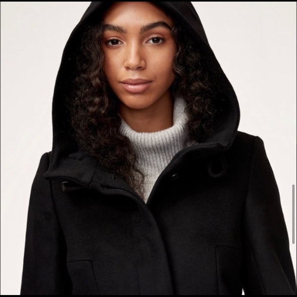 (Sold) Aritzia Babaton Pearce wool coat in Indigo - Picture 2 of 8